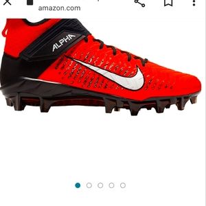Nike Alpha Menace Pro 2 Mid University Red Size 13 football cleats